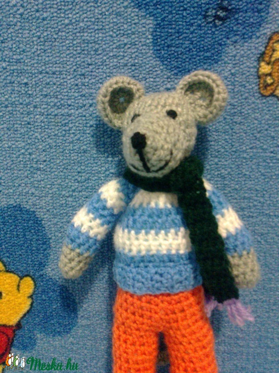 Rumini - horgolt kisegér  RENDELHETŐ -  - Meska.hu