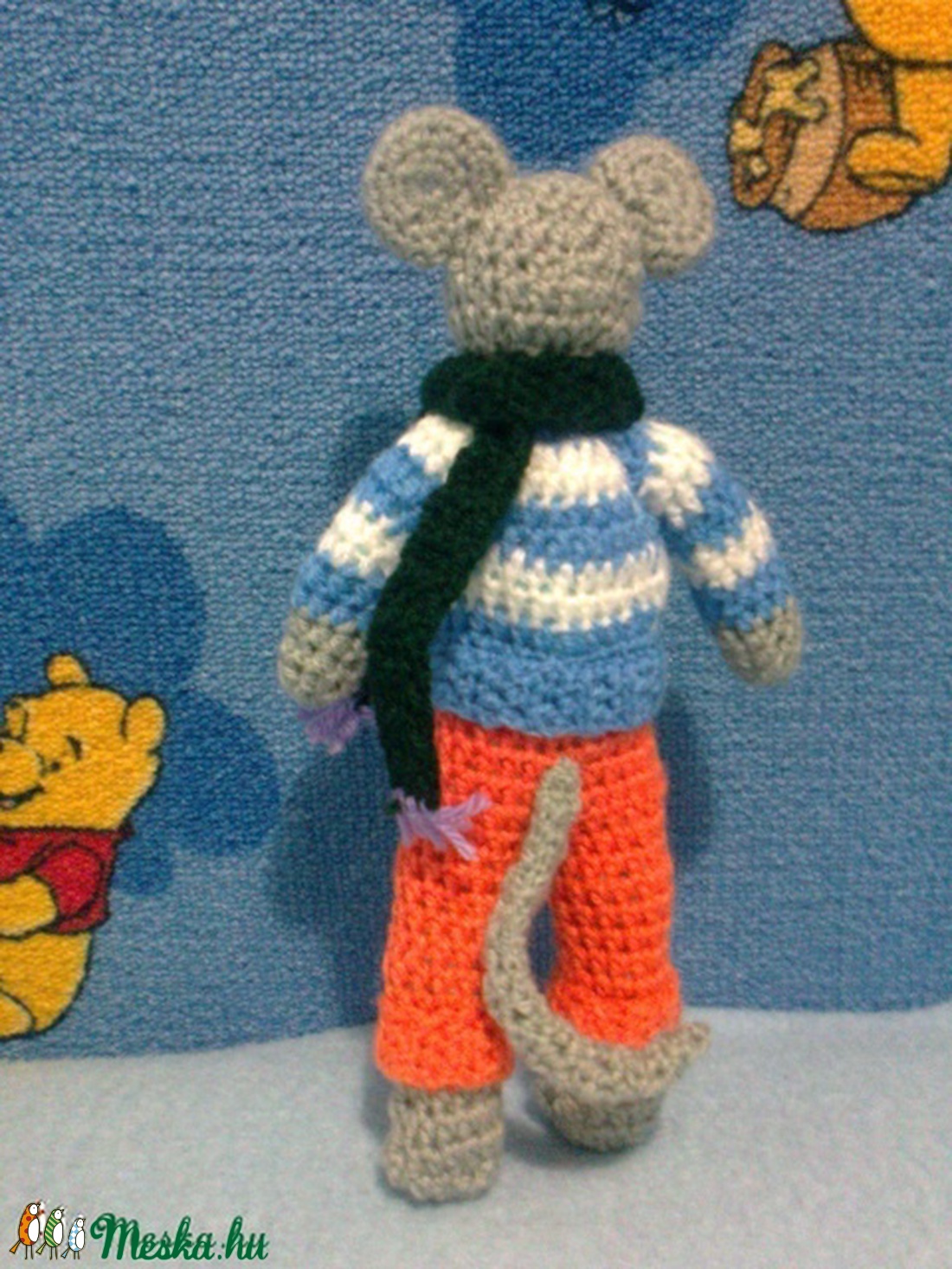 Rumini - horgolt kisegér  RENDELHETŐ -  - Meska.hu