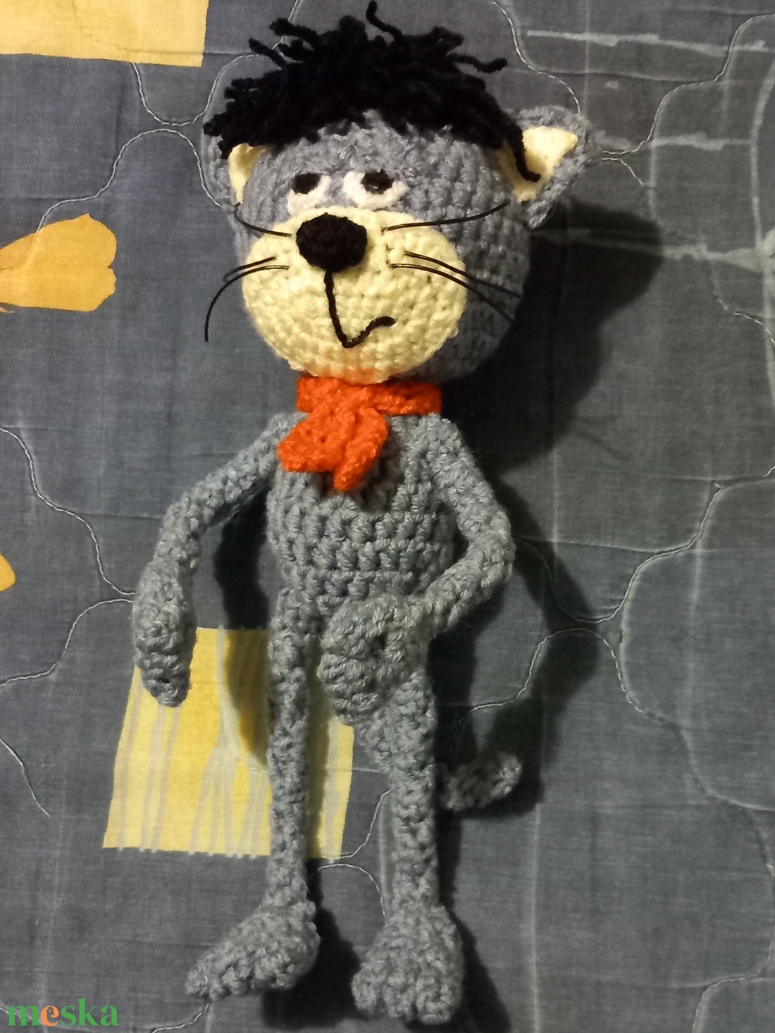 Retro mesefigura, cica - játék & sport - plüssállat & játékfigura - cica - Meska.hu