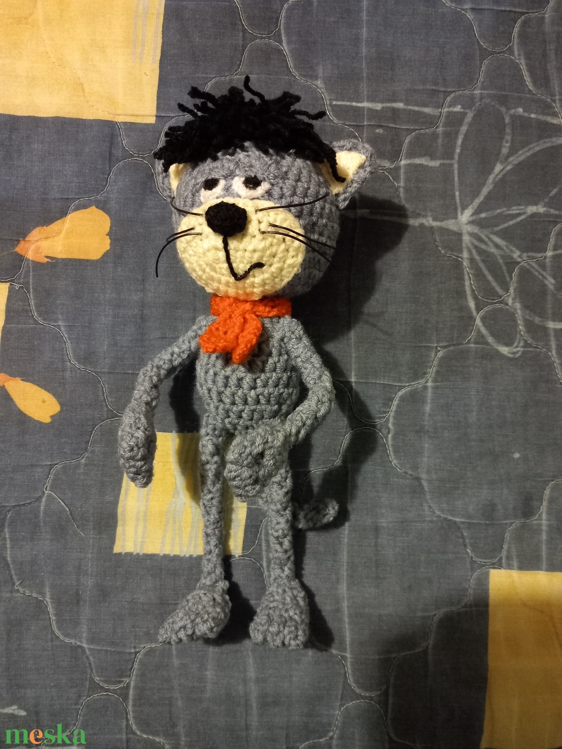 Retro mesefigura, cica - játék & sport - plüssállat & játékfigura - cica - Meska.hu