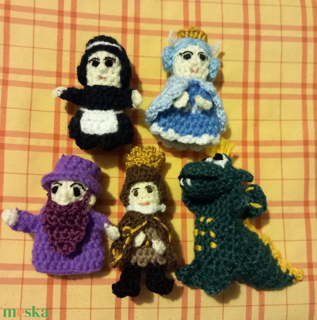 Mesefigurás ujjbábok - játék & sport - bábok - ujjbáb - Meska.hu