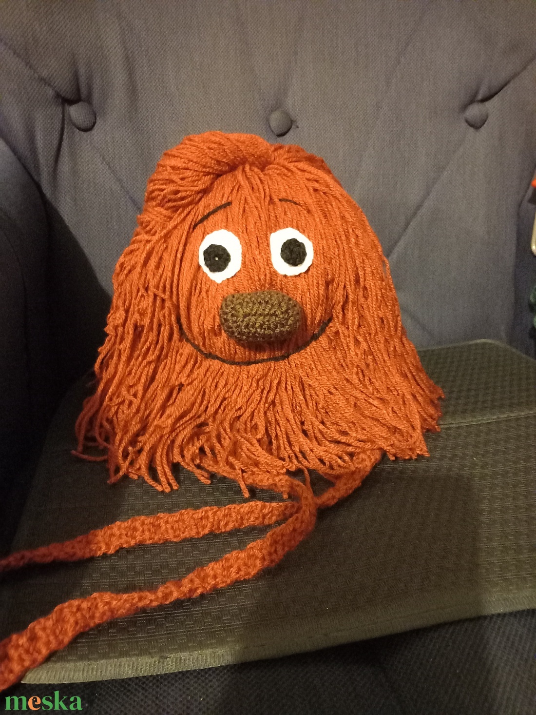 Pompom -fejre tehető retro mesefigura - játék & sport - plüssállat & játékfigura - plüss mesefigurák - Meska.hu