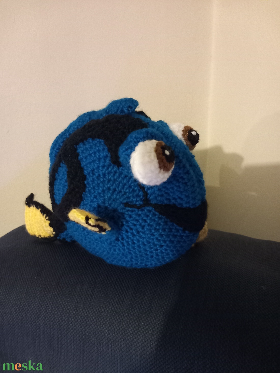 Horgolt mesefigura, halacska - játék & sport - plüssállat & játékfigura - plüss mesefigurák - Meska.hu