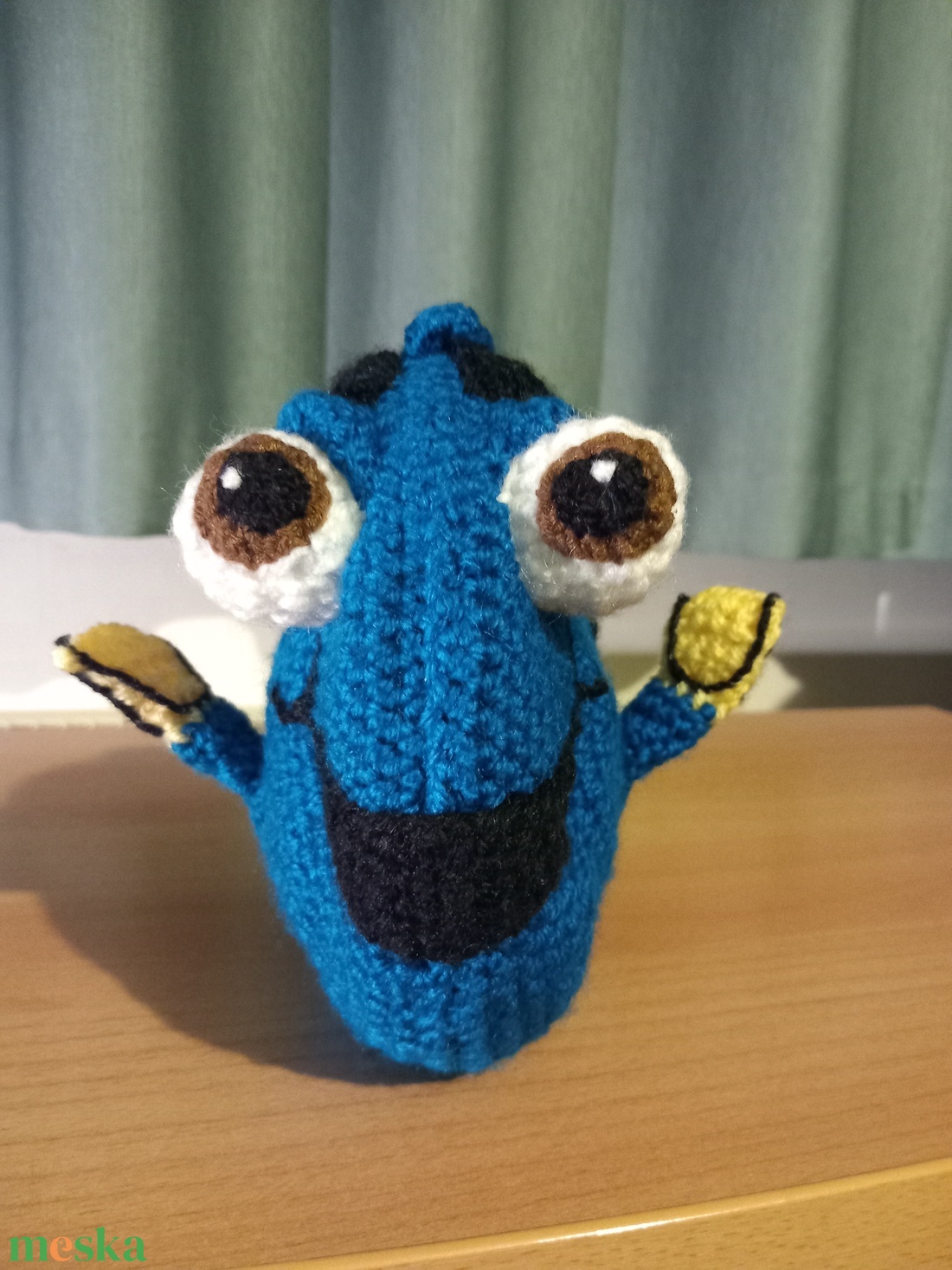 Horgolt mesefigura, halacska - játék & sport - plüssállat & játékfigura - plüss mesefigurák - Meska.hu