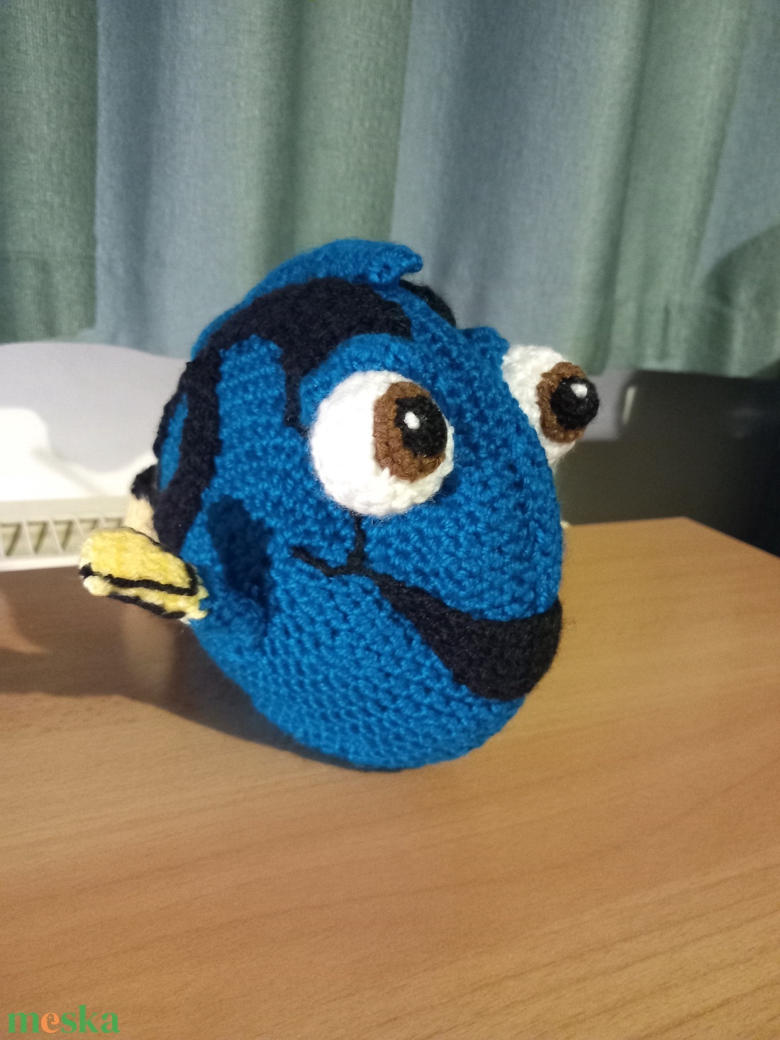 Horgolt mesefigura, halacska - játék & sport - plüssállat & játékfigura - plüss mesefigurák - Meska.hu