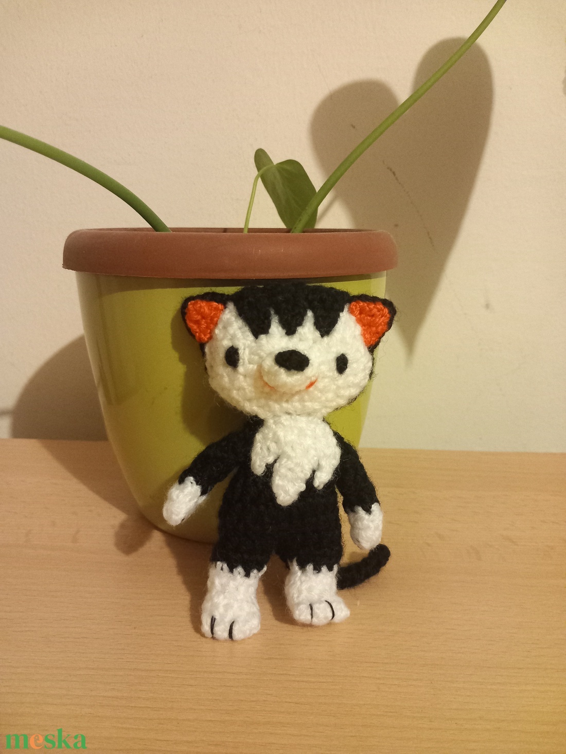 Horgolt kiscica Évi614288 részére - játék & sport - plüssállat & játékfigura - cica - Meska.hu