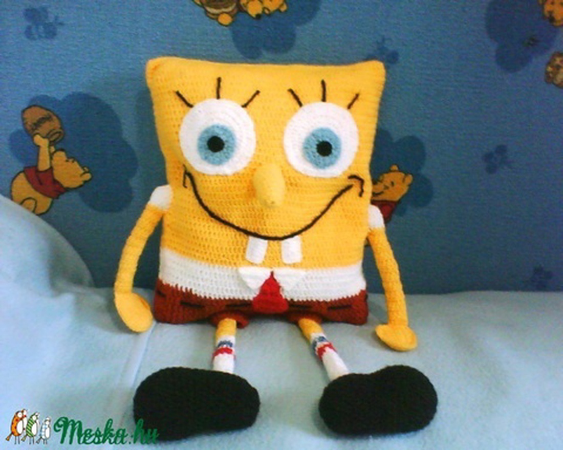 Spongyabob kispárna huzat - Rendelhető ! -  - Meska.hu