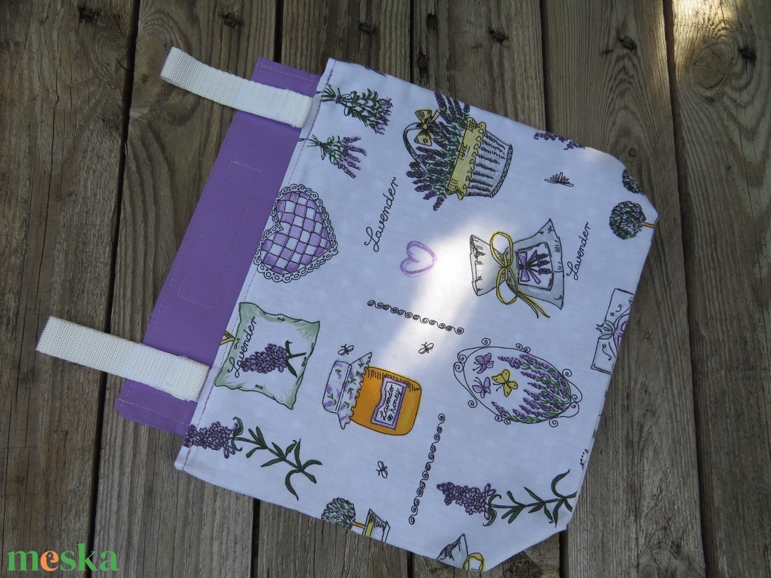 Levendula mintás textil tároló, textil zsák - otthon & életmód - konyhafelszerelés, tálalás - Meska.hu Levendula mintás textil tároló, textil zsák - otthon & életmód - konyhafelszerelés, tálalás - Meska.hu