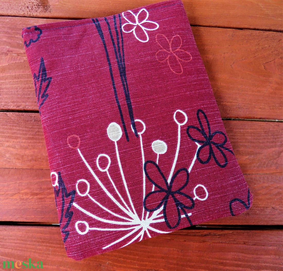 Zsebes könyvtok mezei virágokkal - táska & tok - ebook & tablet tok - Meska.hu