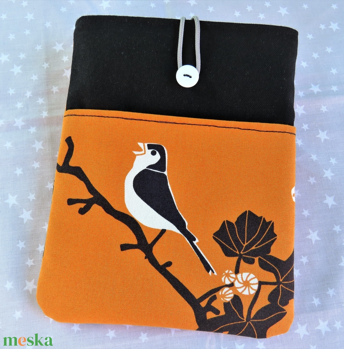 Zsebes könyvtok madár kedvelőknek - táska & tok - ebook & tablet tok - Meska.hu