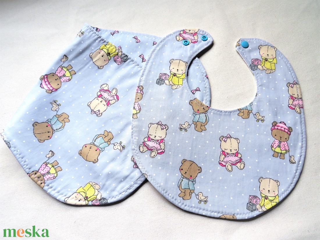 Babalátogató ajándékcsomag - Szürke kis mackók  - játék & sport - babalátogató ajándékcsomag - Meska.hu