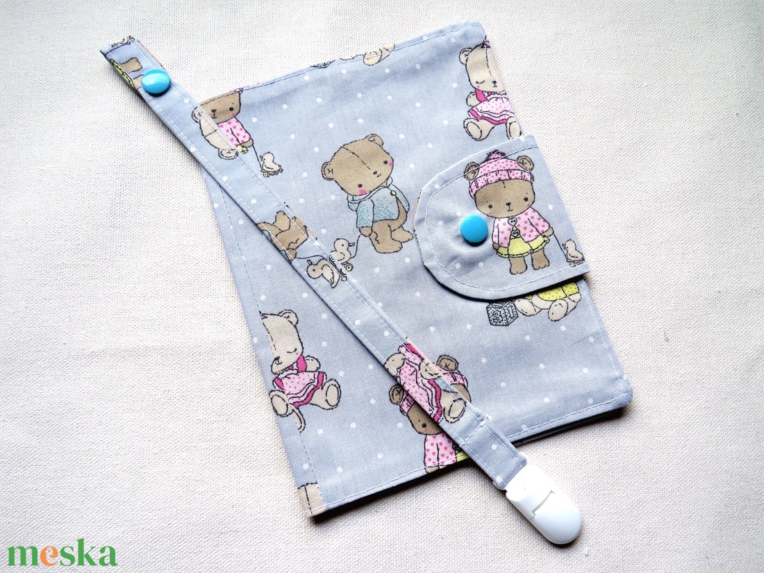 Babalátogató ajándékcsomag - Szürke kis mackók  - játék & sport - babalátogató ajándékcsomag - Meska.hu