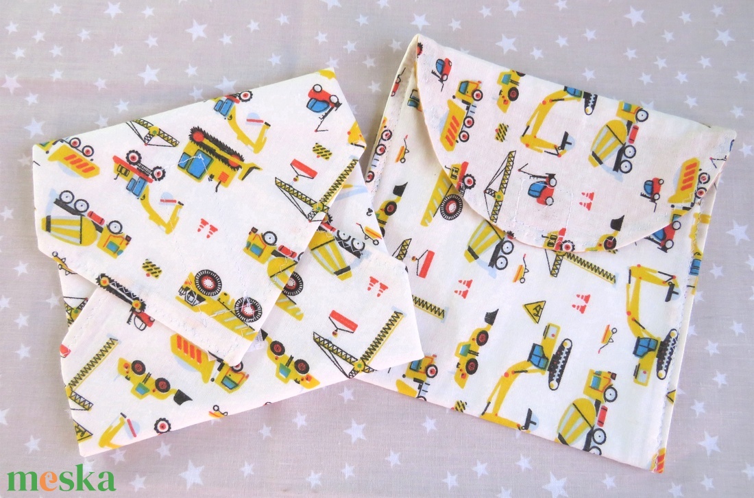 Újra szalvéta-tasak garnitúra - Munkagépes - táska & tok - uzsonna- & ebéd tartó - szendvics csomagoló - Meska.hu