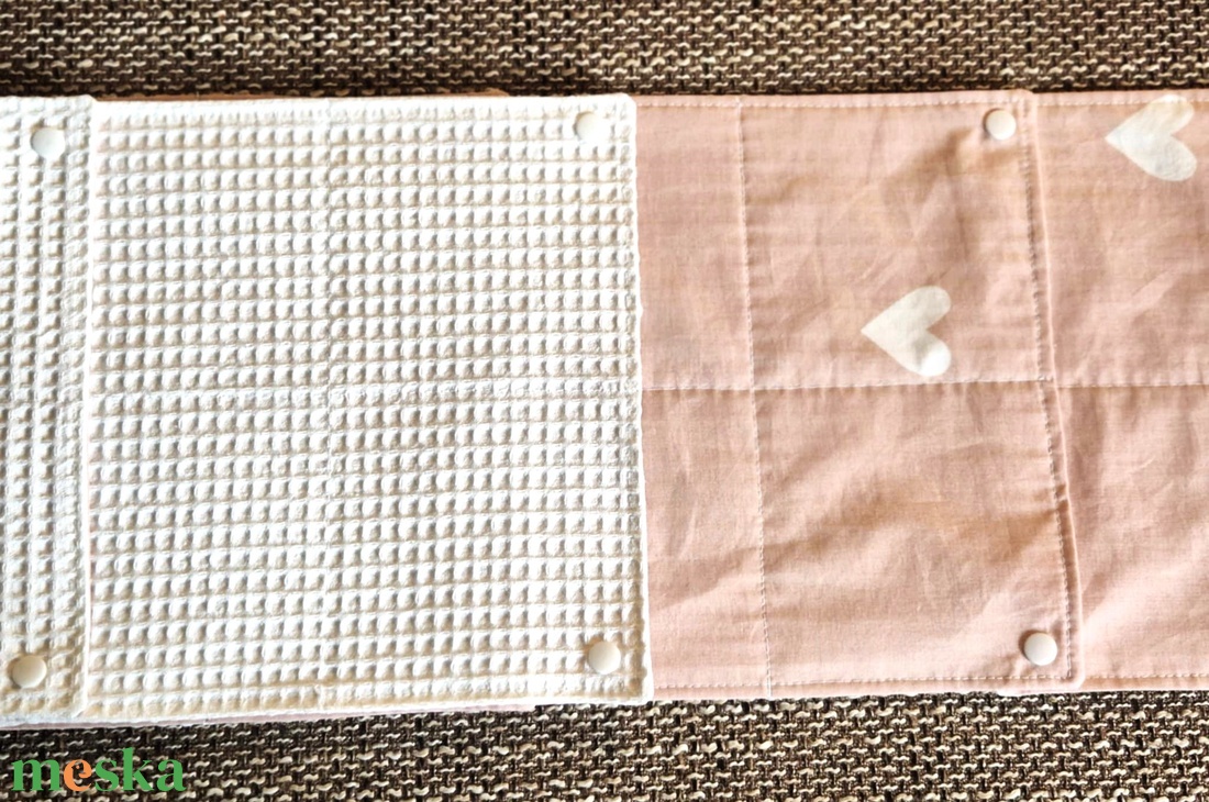 Szivecske mintás törlőkendő garnitúra - otthon & életmód - konyhafelszerelés, tálalás - konyhai textil - konyharuha & törlőkendő - Meska.hu