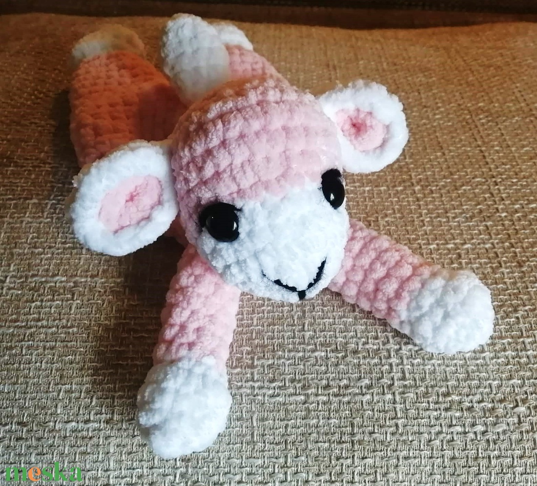 Horgolt bárány - baba ölelő játék - játék & sport - plüssállat & játékfigura - más figura - Meska.hu