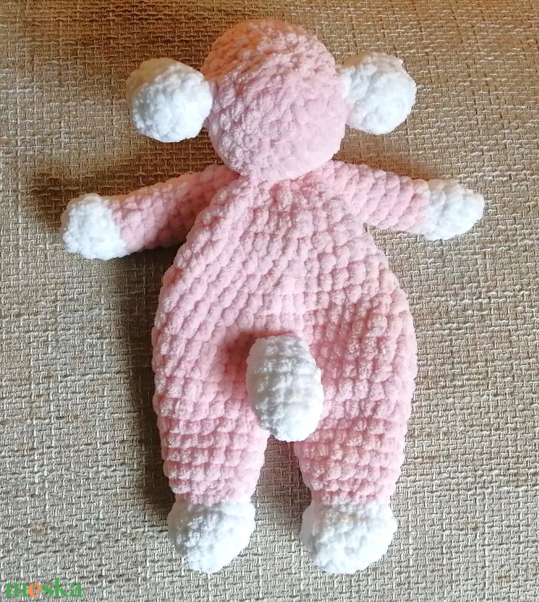 Horgolt bárány - baba ölelő játék - játék & sport - plüssállat & játékfigura - más figura - Meska.hu