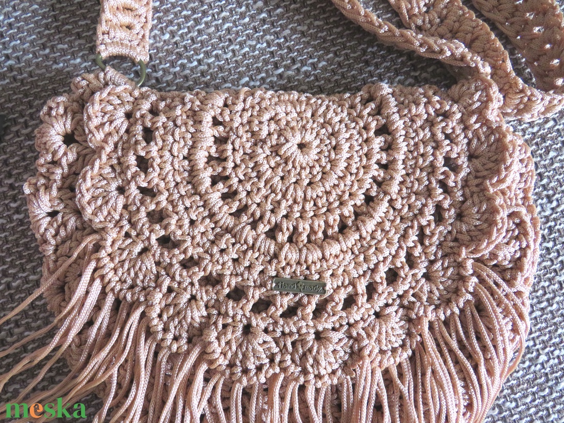Rojtos boho táska - táska & tok - kézitáska & válltáska - válltáska - Meska.hu