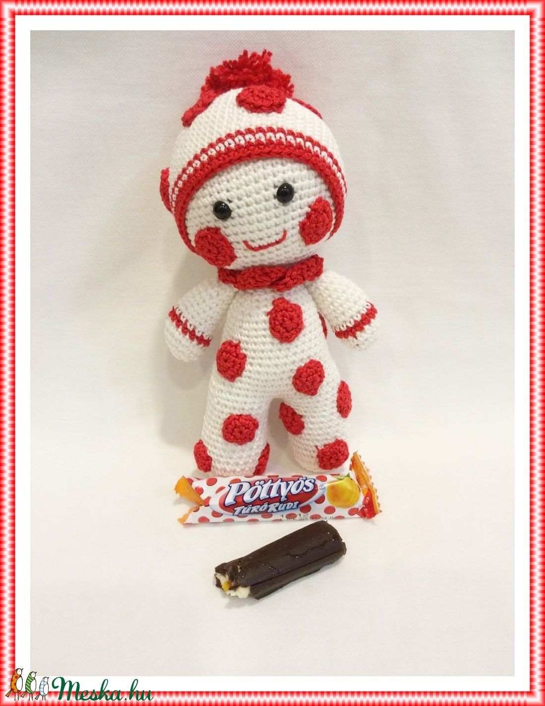 Túró Rudi amigurumi baba -  - Meska.hu