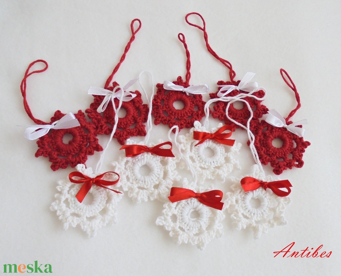 Horgolt díszek Mikulásra - karácsony - karácsonyi lakásdekoráció - karácsonyfadíszek - Meska.hu Horgolt díszek Mikulásra - karácsony - karácsonyi lakásdekoráció - karácsonyfadíszek - Meska.hu