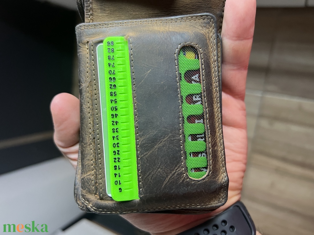 Csavar hossz és menetmérő sablon - kellékek & szerszámok - szerszámok, eszközök - kiegészítők - Meska.hu