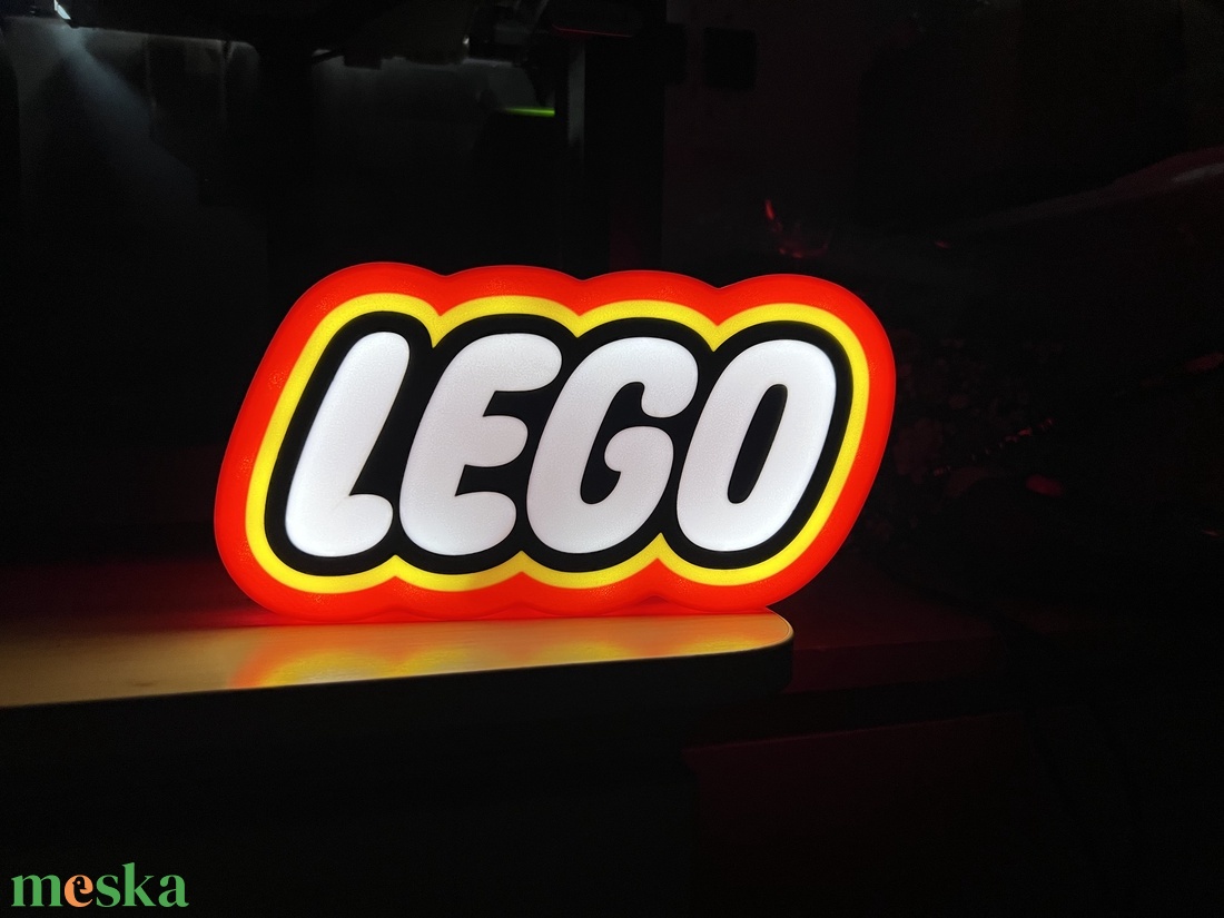 Lego stílusú  éjjeli lámpa/led box. - otthon & életmód - lámpa - hangulatlámpa - Meska.hu