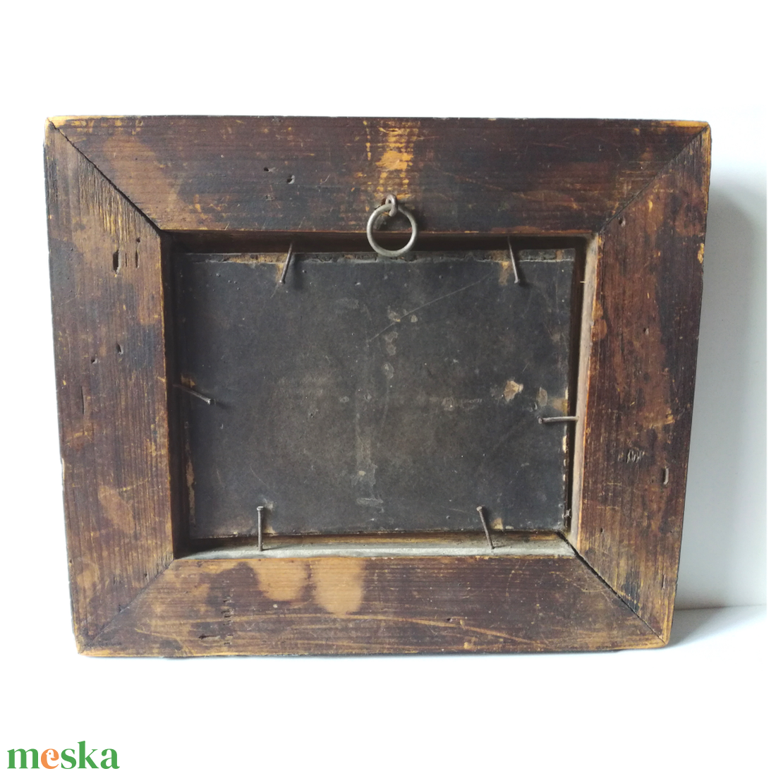 Lánykérés, 100 éves antik olajnyomat - művészet - festmény - olajfestmény - Meska.hu