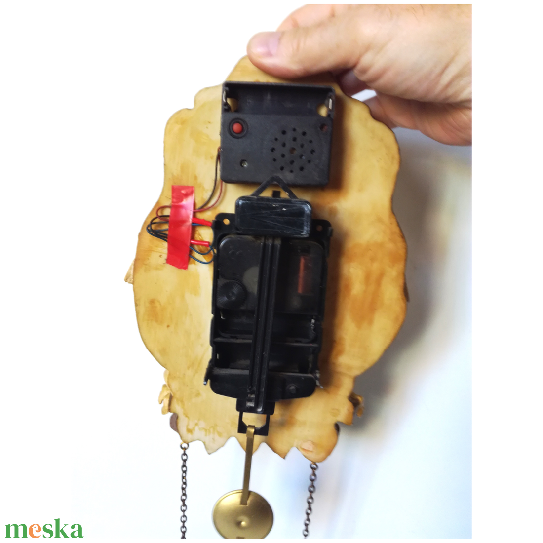 Vintage stílusú angyalkás puttós zenélő óra - otthon & életmód - dekoráció - fali és függő dekoráció - falióra & óra - Meska.hu