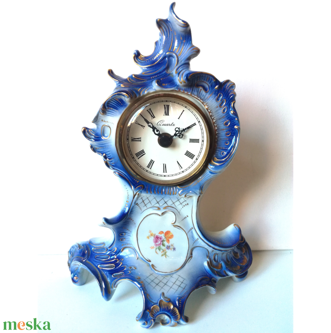 Ritka vintage Sitzendorf porcelán asztali óra - otthon & életmód - dekoráció - asztal és polc dekoráció - asztaldísz - Meska.hu Ritka vintage Sitzendorf porcelán asztali óra - otthon & életmód - dekoráció - asztal és polc dekoráció - asztaldísz - Meska.hu