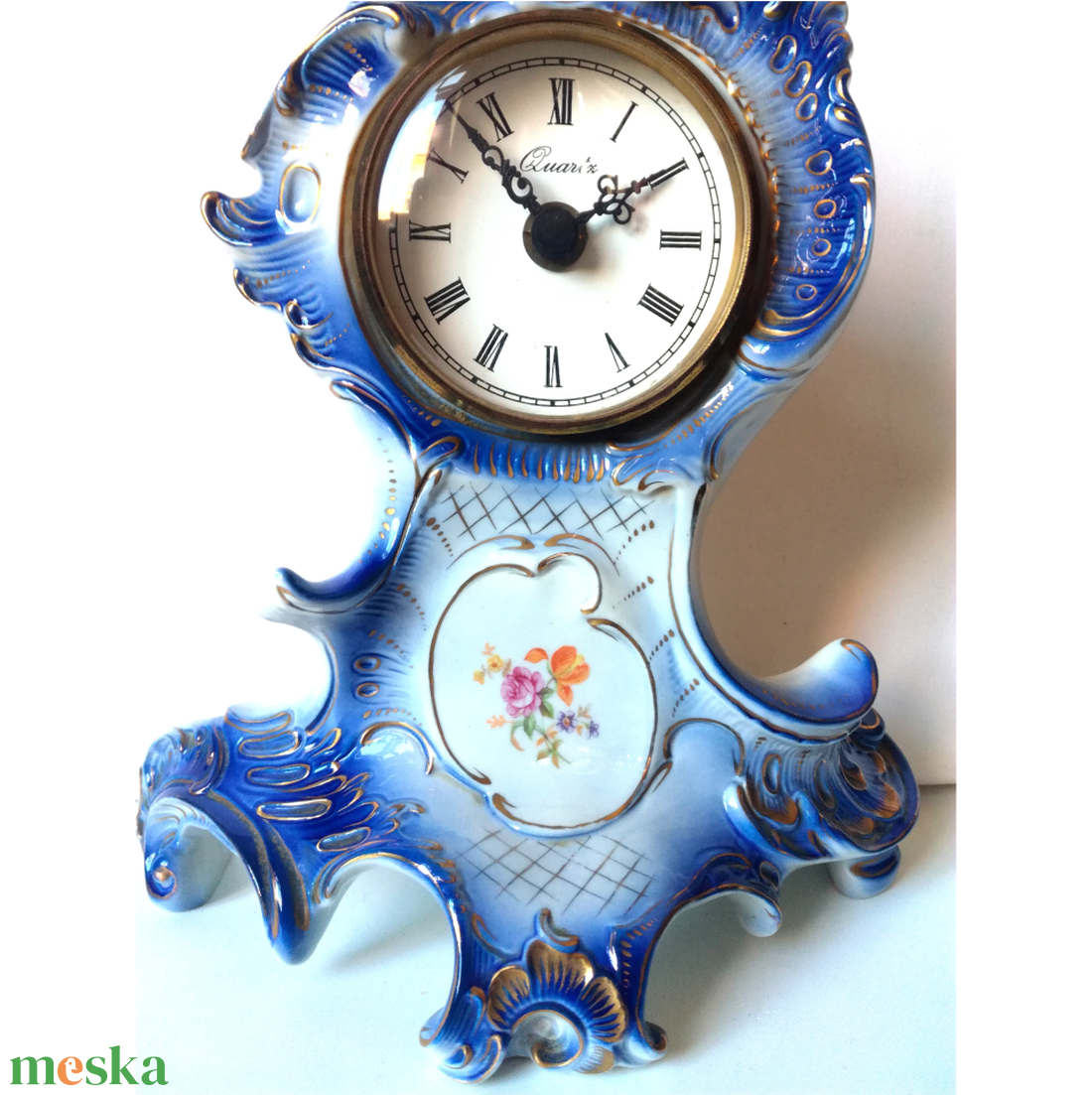 Ritka vintage Sitzendorf porcelán asztali óra - otthon & életmód - dekoráció - asztal és polc dekoráció - asztaldísz - Meska.hu Ritka vintage Sitzendorf porcelán asztali óra - otthon & életmód - dekoráció - asztal és polc dekoráció - asztaldísz - Meska.hu