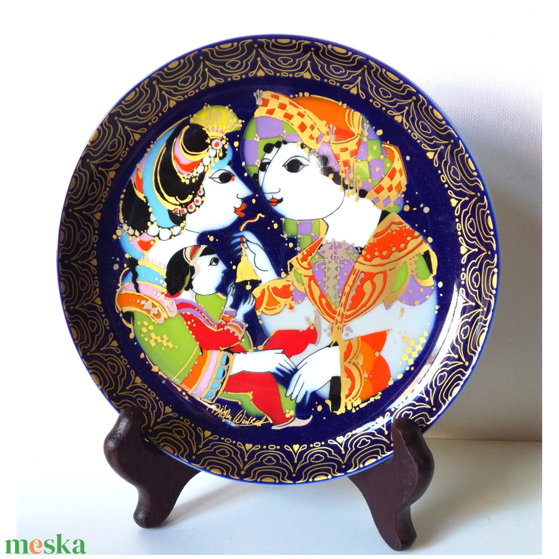 Vintage Német Rosenthal porcelán Aladdin tálacska - otthon & lakás - dekoráció - asztal és polc dekoráció - dekorációs tál, tartó - Meska.hu