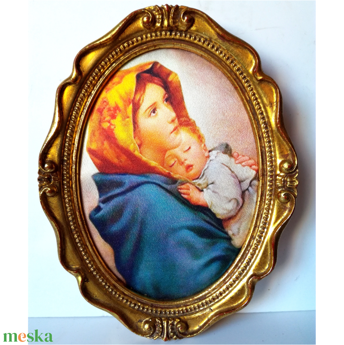 Roberto Ferruzzi: Madonna a gyermekkel - művészet - festmény - festmény vegyes technika - Meska.hu