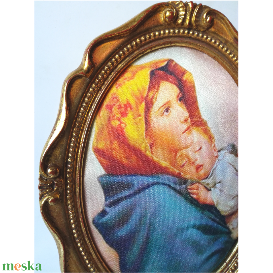Roberto Ferruzzi: Madonna a gyermekkel - művészet - festmény - festmény vegyes technika - Meska.hu