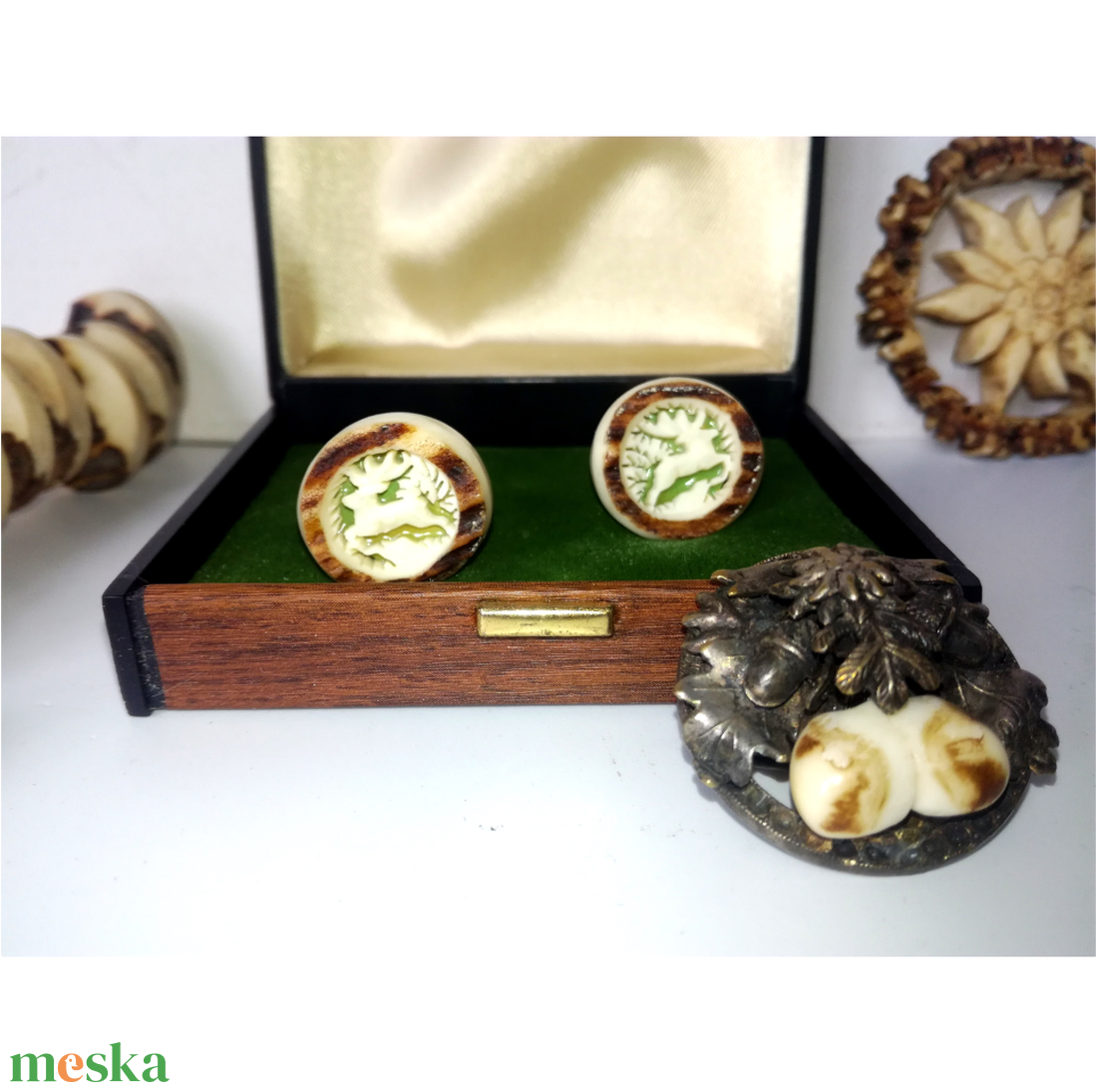 Vadász ruha kiegészítő, gomb, mandzsetta gomb, kitűző, kabát vagy kalapdísz - játék & sport - sport és kikapcsolódás - vadászat - Meska.hu