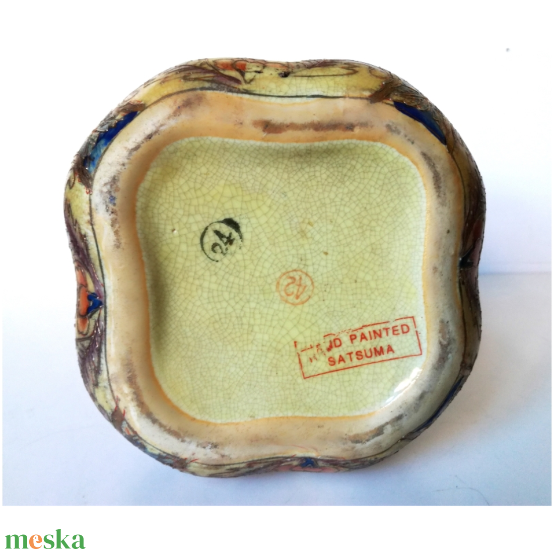Vintage kínai Satsuma porcelán vázák - otthon & lakás - dekoráció - virágdísz és tartó - váza - Meska.hu