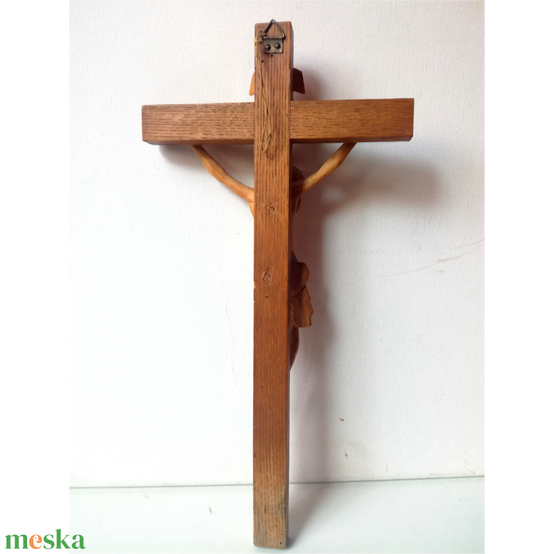 Vintage feszület olasz fafaragó mestertől - otthon & életmód - vallás - kereszt - Meska.hu