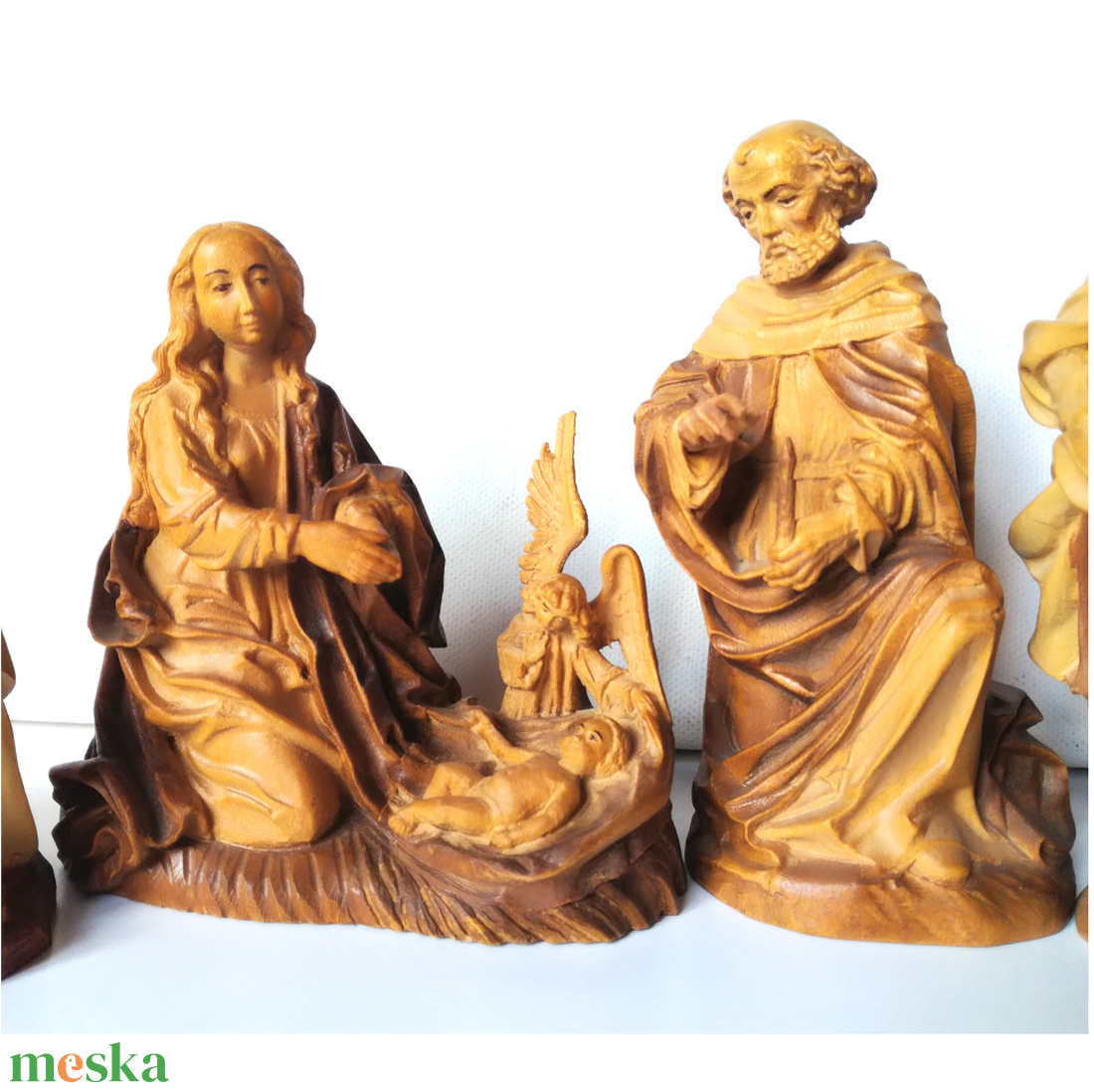 Vintage, eredeti, fából faragott Betlehemi figurák, ANRI - karácsony - karácsonyi lakásdekoráció - ünnepi asztaldekoráció - Meska.hu Vintage, eredeti, fából faragott Betlehemi figurák, ANRI - karácsony - karácsonyi lakásdekoráció - ünnepi asztaldekoráció - Meska.hu