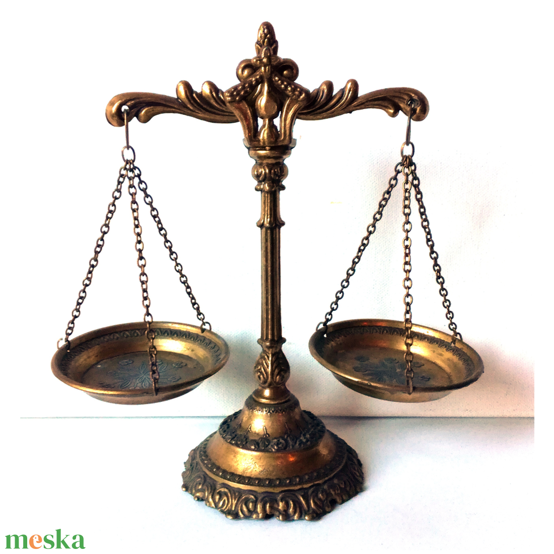 Csodaszép kis barokk stílusú patikamérleg  - otthon & életmód - dekoráció - dísztárgy - Meska.hu