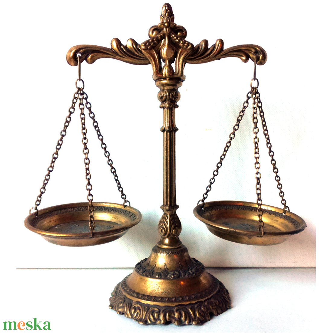 Csodaszép kis barokk stílusú patikamérleg  - otthon & életmód - dekoráció - dísztárgy - Meska.hu