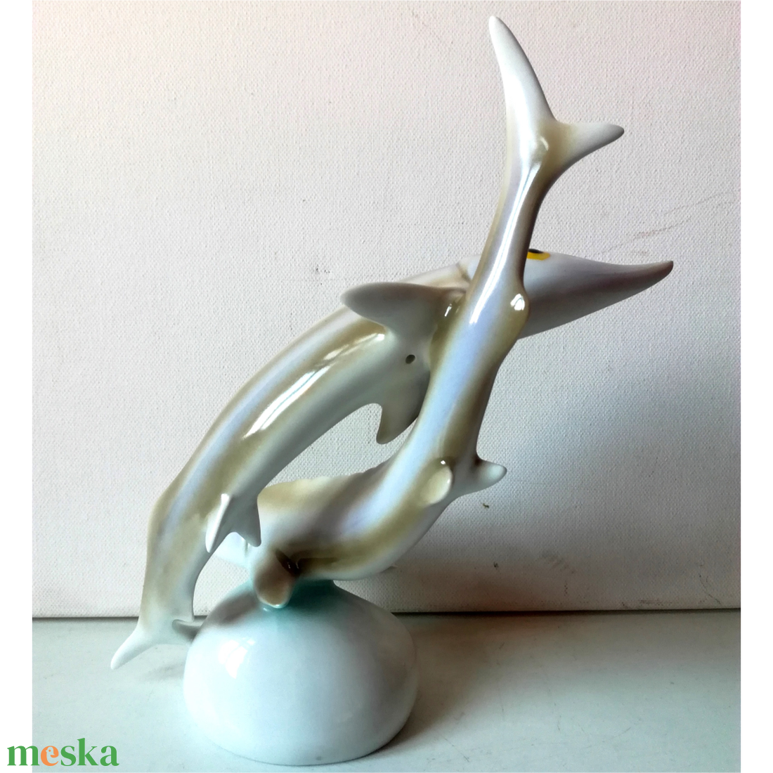 Vintage Kecsegék, Hollóházi porcelán - művészet - szobor - kerámia - Meska.hu Vintage Kecsegék, Hollóházi porcelán - művészet - szobor - kerámia - Meska.hu