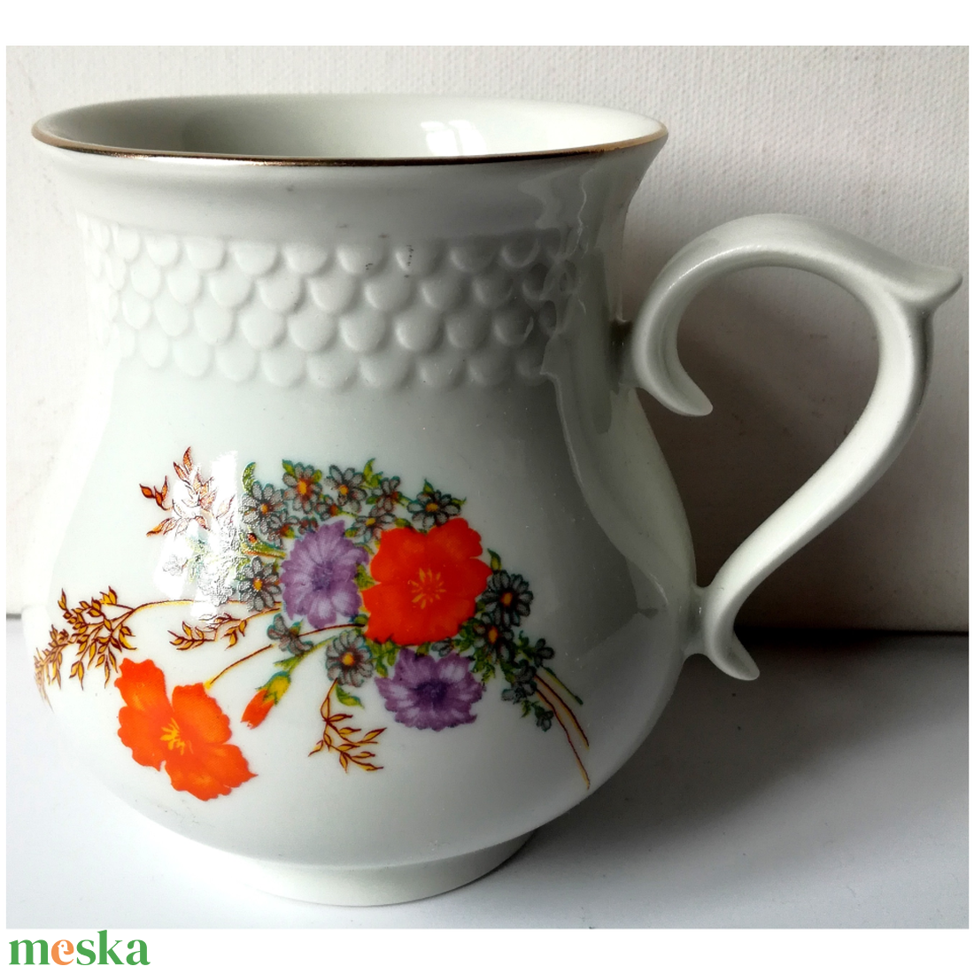 Hollóházi pocakos bögrék - otthon & életmód - konyhafelszerelés, tálalás - tálalás - bögre & csésze - Meska.hu