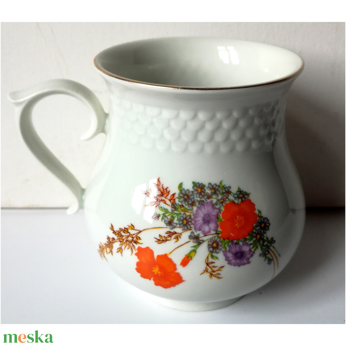 Hollóházi pocakos bögrék - otthon & életmód - konyhafelszerelés, tálalás - tálalás - bögre & csésze - Meska.hu