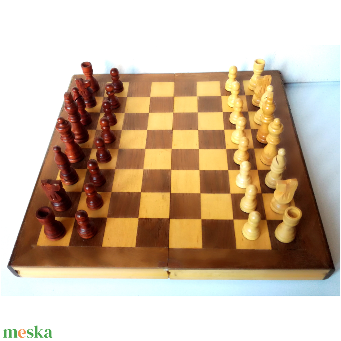 Vintage Luxus faragott sakk készlet - játék & sport - készségfejlesztő és logikai játék - logikai játékok - Meska.hu