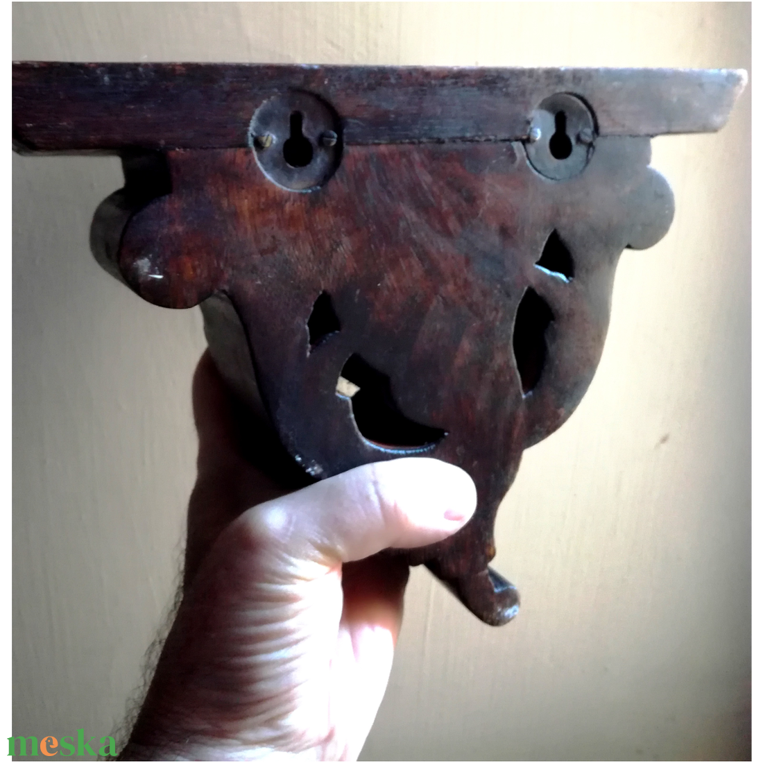 Antik faragott barokk falipolc - otthon & életmód - bútor - polc - Meska.hu