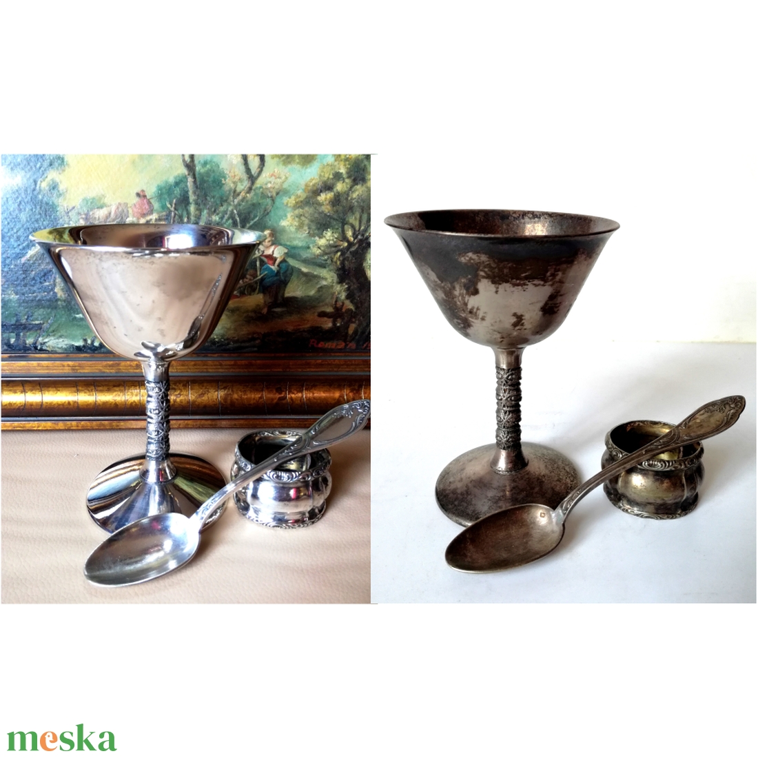 Vintage ezüstözött keresztelő készlet - játék & sport - keresztelőajándékok - Meska.hu Vintage ezüstözött keresztelő készlet - játék & sport - keresztelőajándékok - Meska.hu