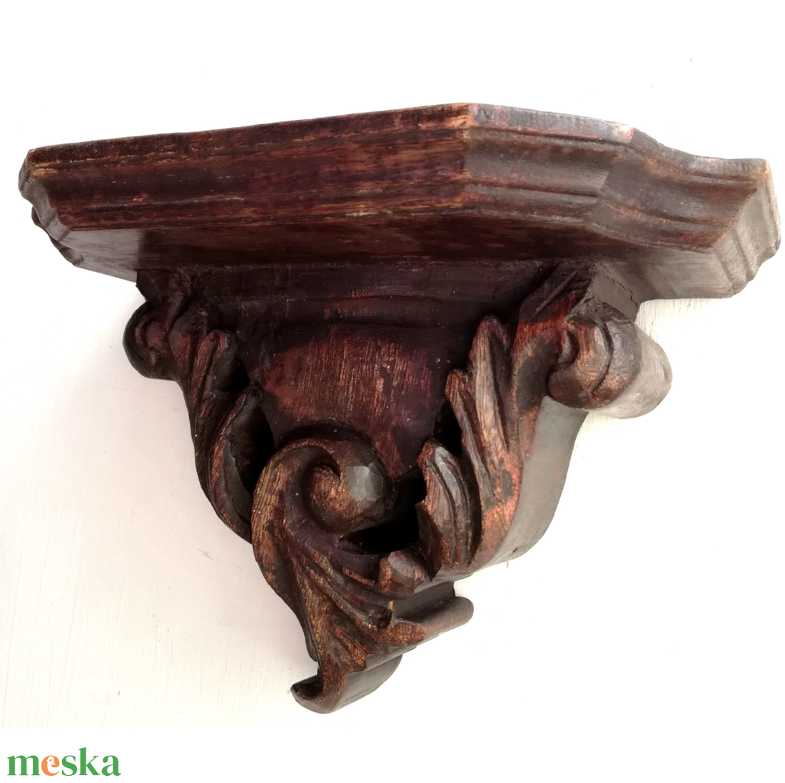 Antik faragott barokk falipolc - otthon & életmód - bútor - polc - Meska.hu