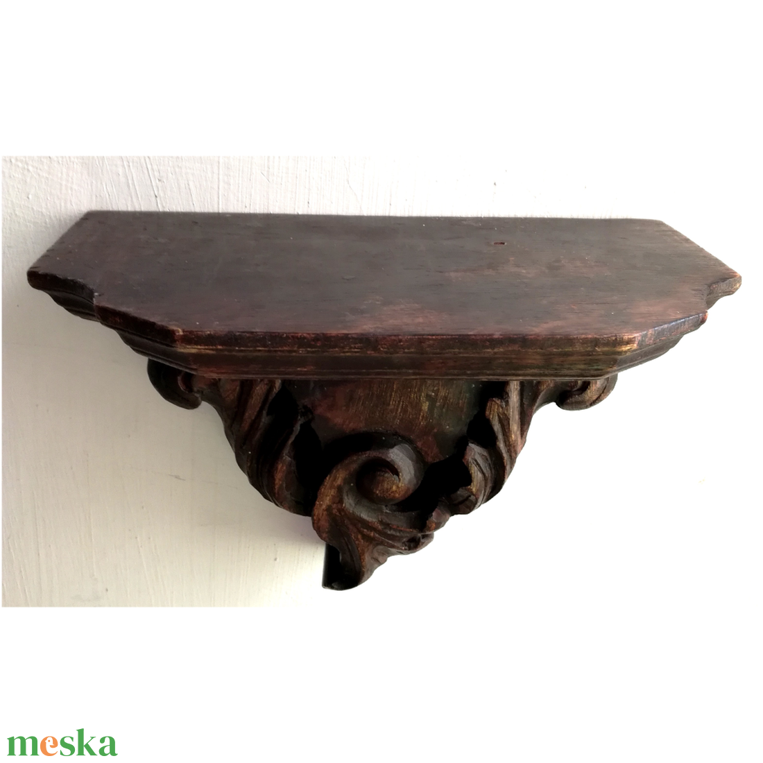 Antik faragott barokk falipolc - otthon & életmód - bútor - polc - Meska.hu