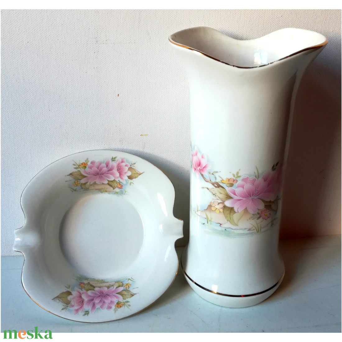 Gyönyörű Budapest porcelán hamutartó és váza - otthon & életmód - dekoráció - virágdísz és tartó - váza - Meska.hu Gyönyörű Budapest porcelán hamutartó és váza - otthon & életmód - dekoráció - virágdísz és tartó - váza - Meska.hu