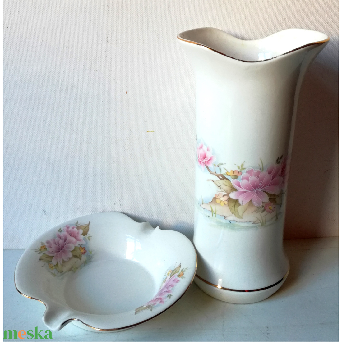 Gyönyörű Budapest porcelán hamutartó és váza - otthon & életmód - dekoráció - virágdísz és tartó - váza - Meska.hu Gyönyörű Budapest porcelán hamutartó és váza - otthon & életmód - dekoráció - virágdísz és tartó - váza - Meska.hu