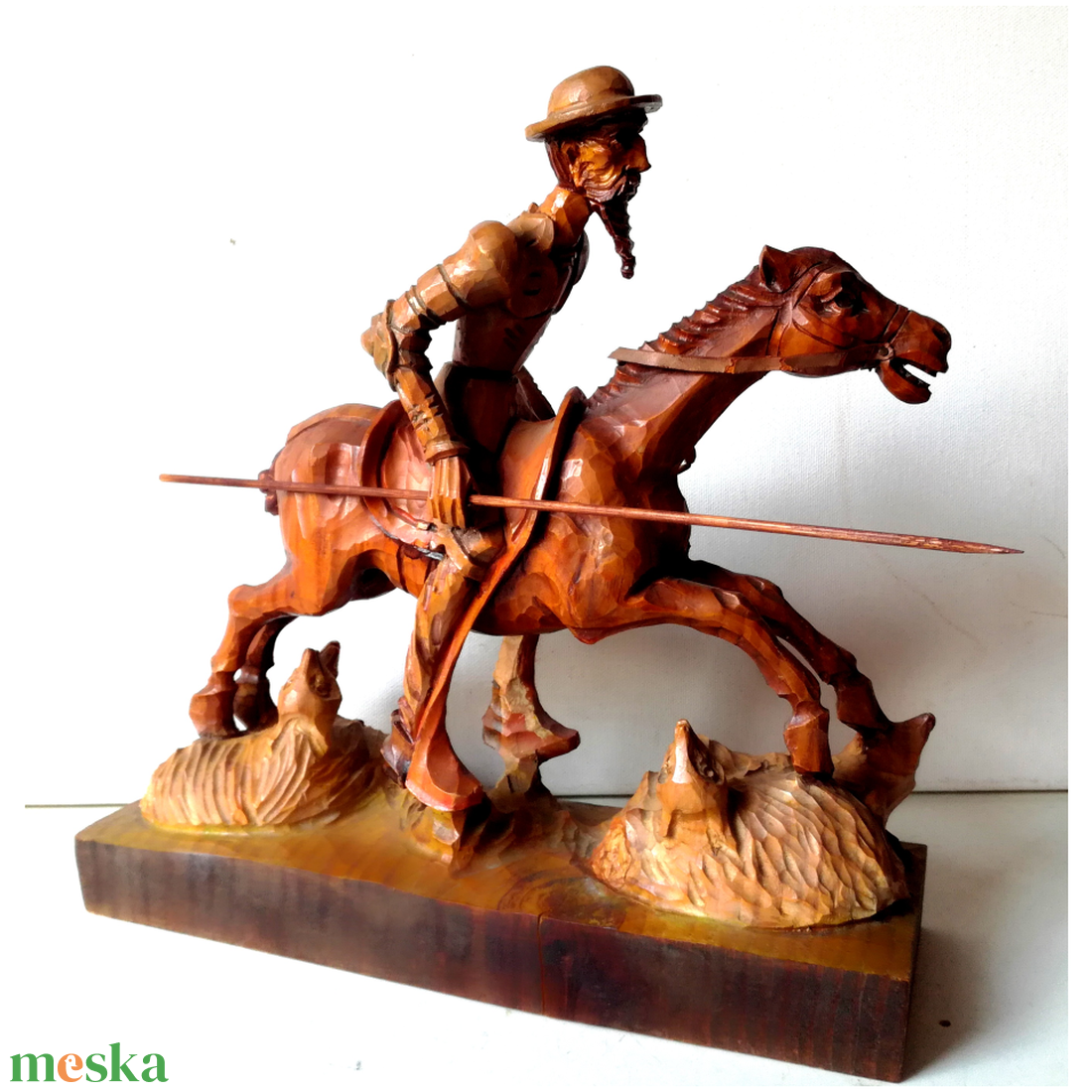 Don Quijote faragott faszobor - művészet - szobor - fa - Meska.hu Don Quijote faragott faszobor - művészet - szobor - fa - Meska.hu