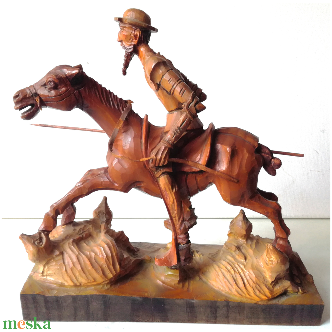 Don Quijote faragott faszobor - művészet - szobor - fa - Meska.hu Don Quijote faragott faszobor - művészet - szobor - fa - Meska.hu